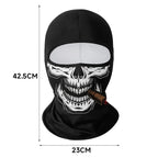Cycling Mask Skull Quick-drying Sunscreen Balaclava Men's Motorcycle Elastic Helmet Lined Ghost Full Face Windproof Headgear