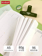 Portable Undated Planner – Weekly Monthly Daily Agenda Journal, Schedule Organizer Notepad for Office School, Stationery Gift for Students