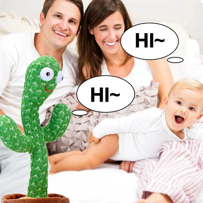 Dancing Cactus Toy – Talking, Singing, Wriggling Plush Interactive Toy