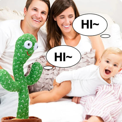 Dancing Cactus Toy – Talking, Singing, Wriggling Plush Interactive Toy