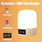 Touch Night Light Rechargeable 3 Color Wireless Baby's Room Bedside Lamp USB LED Night Light Ambient Soft Light For Kids Gift