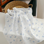 Kangobaby #My Soft Life# 100% Cotton Baby Muslin Blanket Infant Bath Towel Size 80x80cm