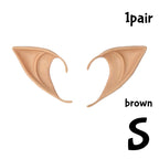 Cosplay Angel Elf Ears Silicone Fairy Vampire Ear DIY Themed Party Costume Accessories Halloween Christmas Decor Photo Props