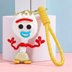 Disney Toy Story Figure Keyring Woody Buzz Alien Smarty Pants Car Keychain Cute Doll Pendant Birthday Christmas Gift for Kids