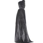 Halloween Adult Kids Witch Cloak Cape Hooded Cosplay Costume Death Cloak Carnival Party Halloween Long Cape 8 Colors