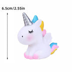 Unicorn Theme Cake Topper Happy Birthday Rainbow Stars Girl Birthday Baby Shower Party  Cake Decoration for Girl's 16th Birthday