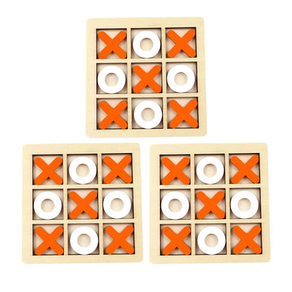 Montessori Wooden Mini Chess Puzzle Game – Brain Training Toy for Kids
