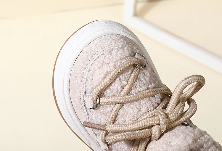 GT-CECD New Autumn/Winter Baby Boots Warm Plush Rubber Sole Toddler Kids Sneakers  Infant Shoes Fashion Little Boys Girls Boots