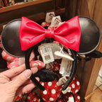 Disney Princess Headband Mickey Ear Rapunzel Sequin Bow Hair Hoop Birthday Gift Girl Accessories Halloween Gift Christmas Jack