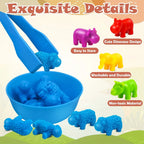 Counting Animal Toys Matching Game for Kids