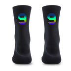 WEST BIKING Professional Cycling Breathable Socks Bicycle Racing Compression Socks Men Soccer Basketball Sports Reflective Socks