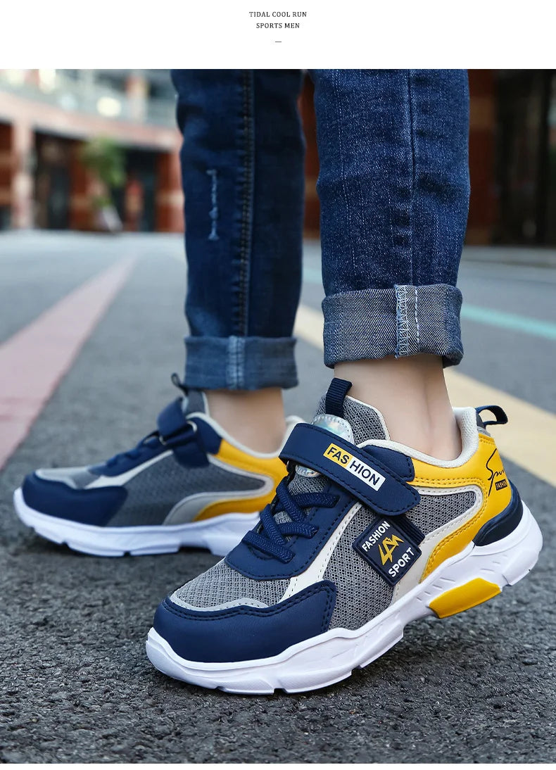 Kids Sneakers Breathable Sports Shoes for School and Play