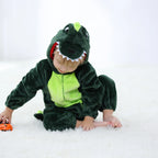 Inflant Newborn Rompers Kigurumi Winter Animal Onesie Kids Jumpsuit Pajamas Baby Dinosaur Costumes For Christmas Halloween Party