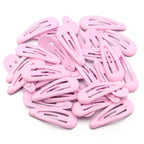 30pcs 3cm Colorful BB Hair Clips Girls Water Drop Shape Hairpin Cute Princess Barrette Simple Snap Clip Kids Hair Accessories