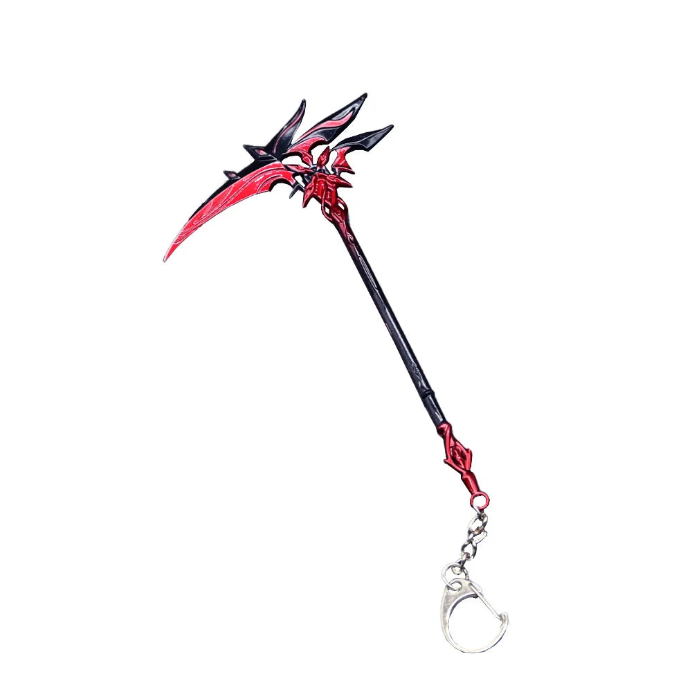 Game Impact Arlecchino Crimson Moon's Semblance Model Sword Cosplay Anime Hero Halloween Party Costume Necklace Fans Collections