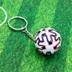 Leather Football Keychain New Exquisite Key Chain Souvenir Decoration Toy Keyring Ring School Reward for Kid Pendant Accessory