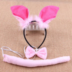 Anime Cute Animal Dress Cosplay Giraffe Frog Tiger Mouse Monkey Costumes Accessory Sweet Headwear Tail Bow Birthday Day Gifts