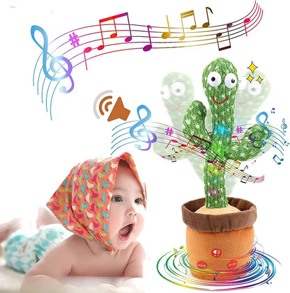 Dancing Cactus Toy – Talking, Singing, Wriggling Plush Interactive Toy