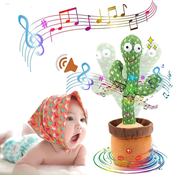 Dancing Cactus Toy – Talking, Singing, Wriggling Plush Interactive Toy