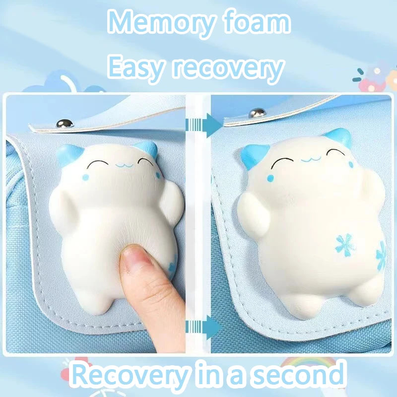 Cute Decompression Pencil Case Large Capacity Storage Bag Back to School Supplies Kawaii Korean Stationery Pen Cases