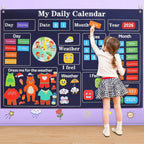 Farm Animals Felt Story Busy Board 4-in-1 Learning Activity Set