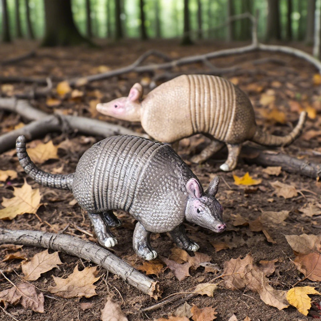 Oenux Wild Animals Simulation AArdvark Anteater Armadillo Pangolin Ant Natural Enemy Figurines PVC Model Collection Kid Toy Gift