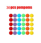 Kids Sorting Counting Toys Rainbow Color Classification Bowls Set