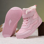 Kids Wide Toe Barefoot Snow Boots Warm Winter Minimalist Shoes
