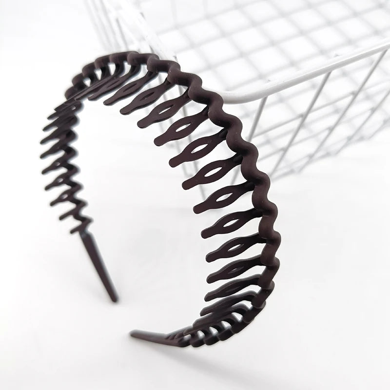 1/2/3pcs Hair Clip Frosted Color Headband Women's Non-slip Band Teeth Simple Pressure Headband Face Headband Hair Accessories