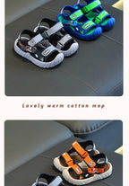 Kids Sport Sandals Breathable Velcro Shoes for Children