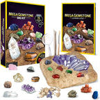 STEM Mega Gemstone Dig Kit for Kids Crystal Mining Set