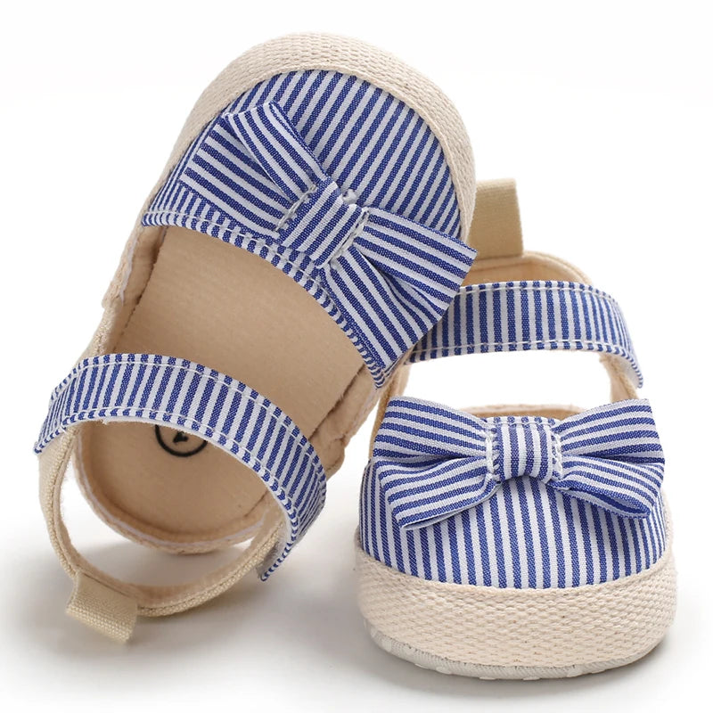 Baby Girl Summer Sandals Soft Sole Walking Shoes with Bow