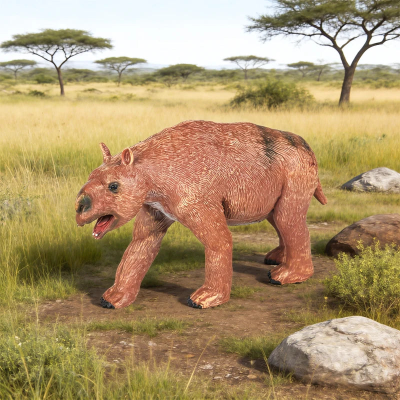 Oenux Prehistoric Wild Animals Doedicurus Armadillo Doedicurus Sabretooth Model Action Figures PVC Collection Toy Kid Gift