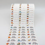 Waterproof Tag Self-adhesive Baby Name Sticker Custom Personalized Kindergarten Hebrew Label For Children School Stationery