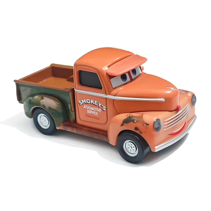 Cartoon Pixar Cars Lightning McQueen 1/55 Metal Die Casting Anime Figure Storm Jackson Racing Toys Collectibles Children's Gifts