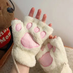 Lolita Cat Ear Paw Gloves Hairband Dance Prom Halloween Cat Ears Headwear Cosplay Cat Ear Anime Party Costume Bell Headwear High