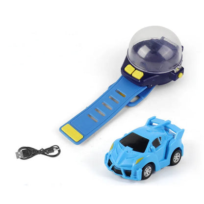 Mini Remote Control Car Watch Toy – 2.4GHz USB Charging RC Car