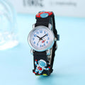 Cartoon Astronaut Watch for Kids – Space UFO Quartz Student Watch