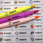 Waterproof Tag Self-adhesive Baby Name Sticker Custom Personalized Kindergarten Hebrew Label For Children School Stationery