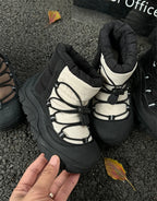 2025 New Winter Children Snow Boots For Boys Waterproof Warm Fur Rubber Sole Non-slip Fashion Girls Boots EU 26-37