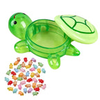 1PC Night Glow Large Turtle+100pcs Mini Luminous Turtles Figurines Resin Craft Glowing Turtle Storage Ornament Landscape Desktop