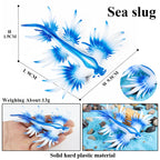 Oenux Sea Life Animals Coral Octopus Nautiloidea Crab Starfish Ocean Model Action Figures Educational Collection Toy Kid Gift