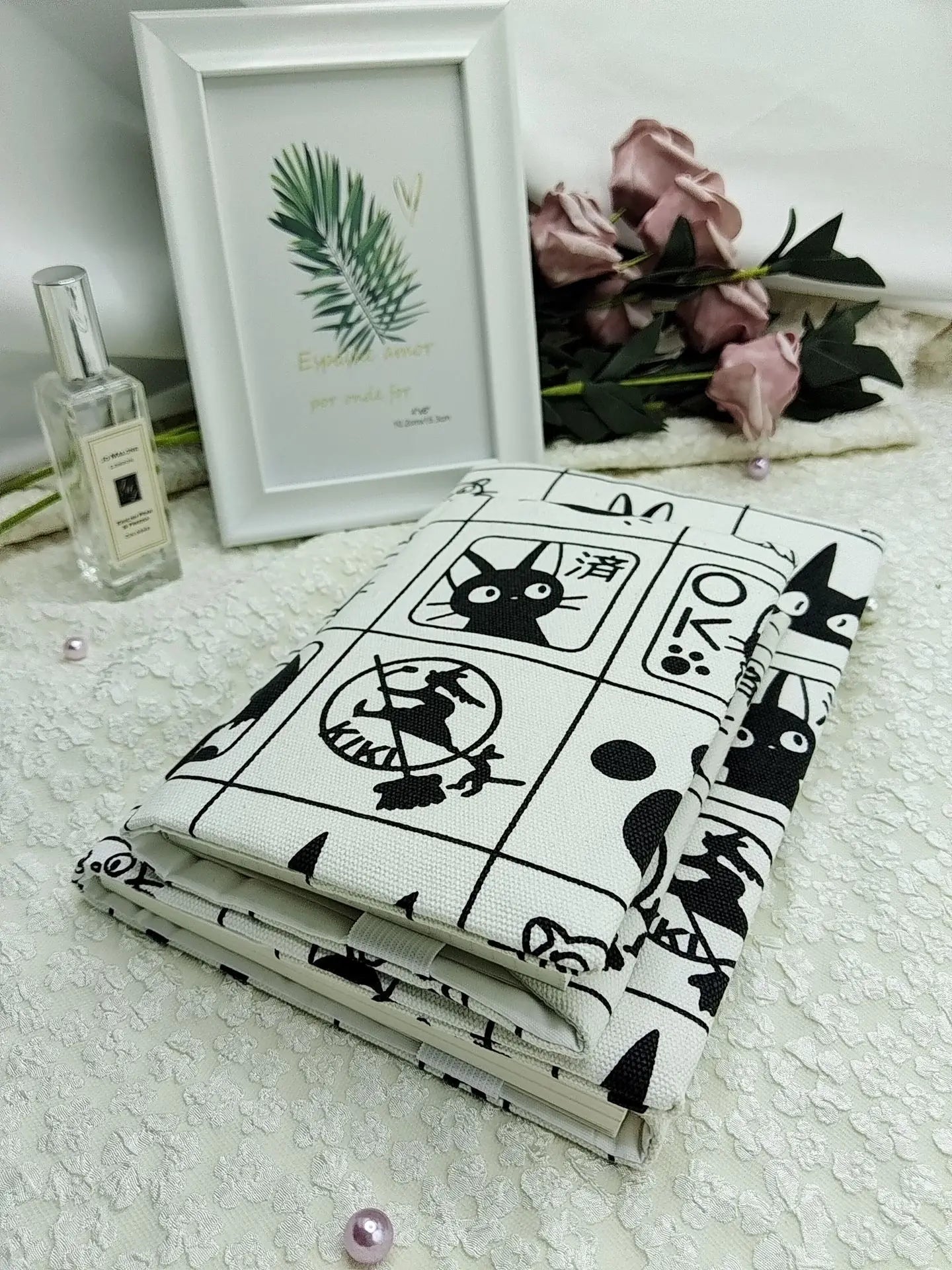 A5/A6/Weeks/Square Handmade Book Jacket, Fabric Lace Lace, Diary Protective Book Cover