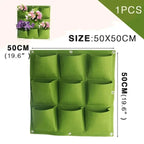 NEW Wall Hanging Pockets Planting Bags Flower Pot Home Garden Grow Bag Garden Planter Vertical Suculentas Plant Pot Home Decor