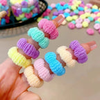 100-500pcs  Children Elastic Hair Bands Girls Colorful Hair Ties Ponytail Holder Rubber Bands Mini Scrunchie Hair Accessories