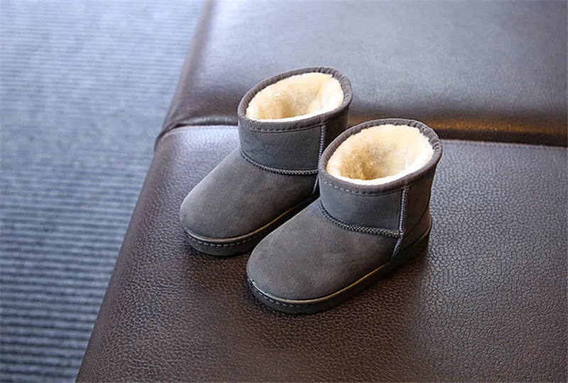 Fashion Children Casual Shoes Girls Boys Cotton Snow Boots Warm Kids Boots Boy Winter Cotton Shoes Sneakers ботинки мартин