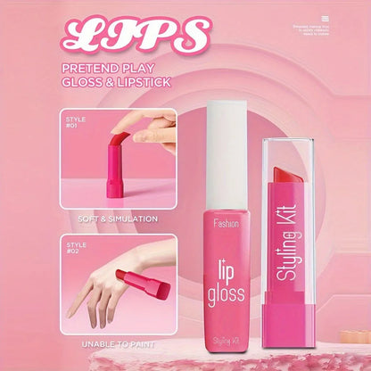 Children's Makeup Toy Set Simulated Beauty Box