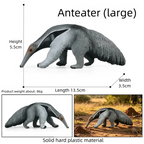 Oenux Realistic Wildlife Animal Model Beaver Badger Wolverine Anteater Pangolin Figurine  Simulation Cognitive Educational Displ
