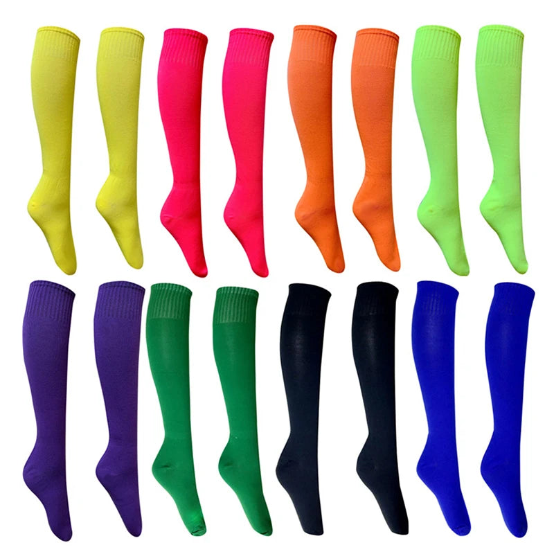 Outdoor Sports Soccer Socks Rugby Breathable Socks Knee  Volleyball Baseball Hockey Adult Long Socks