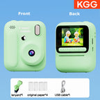 Kids Instant Camera Color Printing Camera 32GB 1080P Thermal Print Toys Camera Print Photo Video Games Music Children Gift